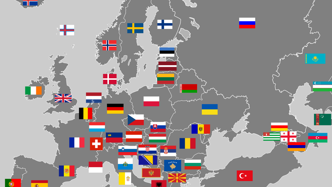 Các nước Châu Âu | Các Nước